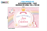 Lona Feliz Cumpleaños Personalizado 100cmx150cm